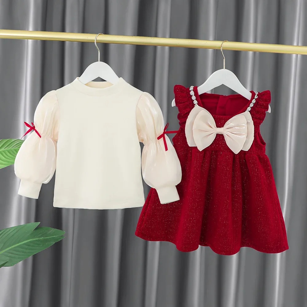 Falda de terciopelo princesa para niñas – estilo otoño-primavera - imagen 5