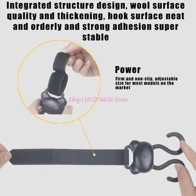 R6FD Gancho doble ajustable para ropa – fácil de colocar - imagen 2