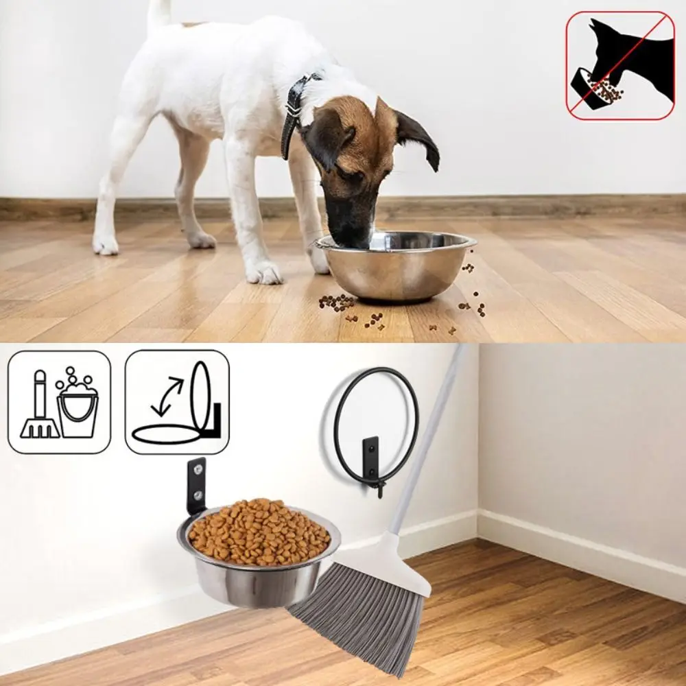 Comedero y bebedero plegable colgante antideslizante para mascotas - imagen 4