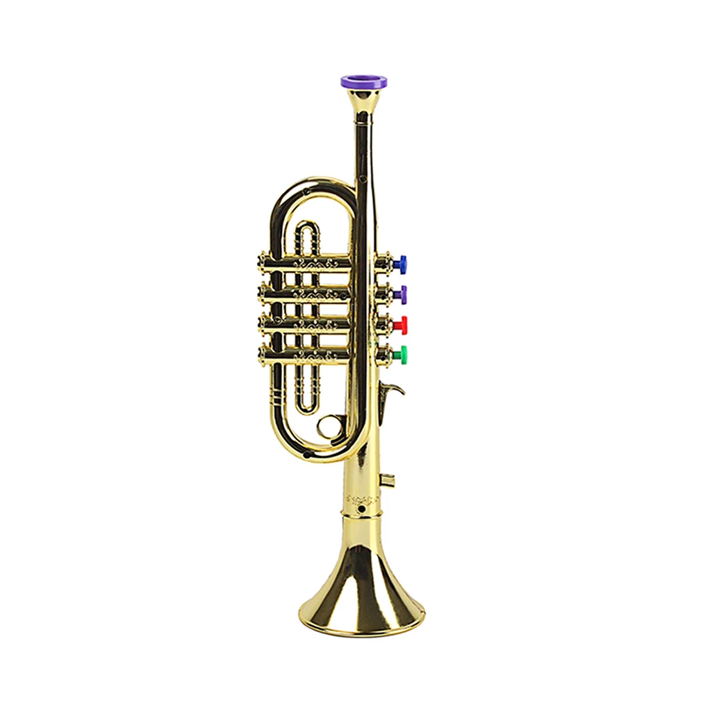 Trompeta infantil de aprendizaje sin rebabas, juguete musical - imagen 3
