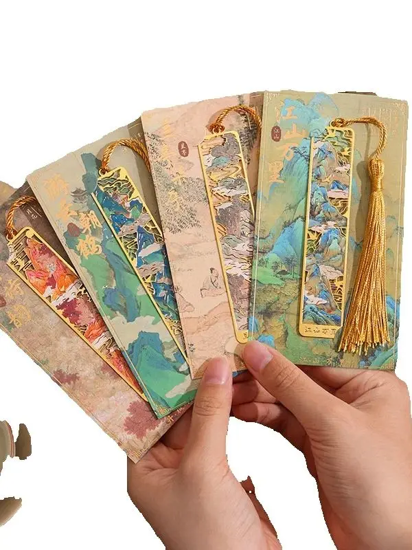 Marcapáginas metálico retro para niños – Accesorio lectura infantil - imagen 2