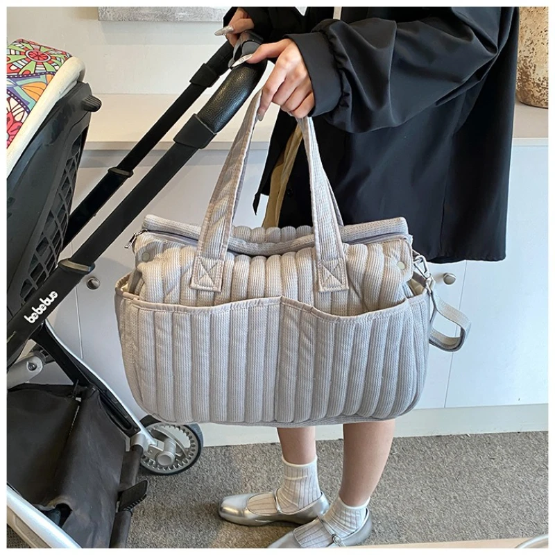 Bolsa de pañales grande para mamá, organizador bebé de viaje - imagen 5