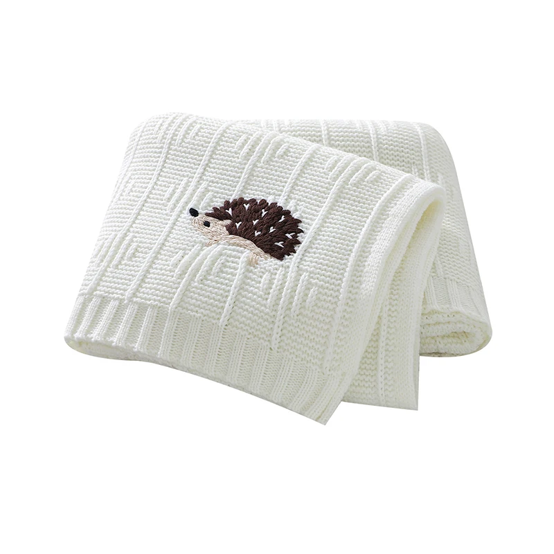 Manta de bebé para cochecito, saco de dormir tejido súper suave
