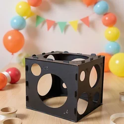 Medidor de globos madera negra plegable para arco y decoración