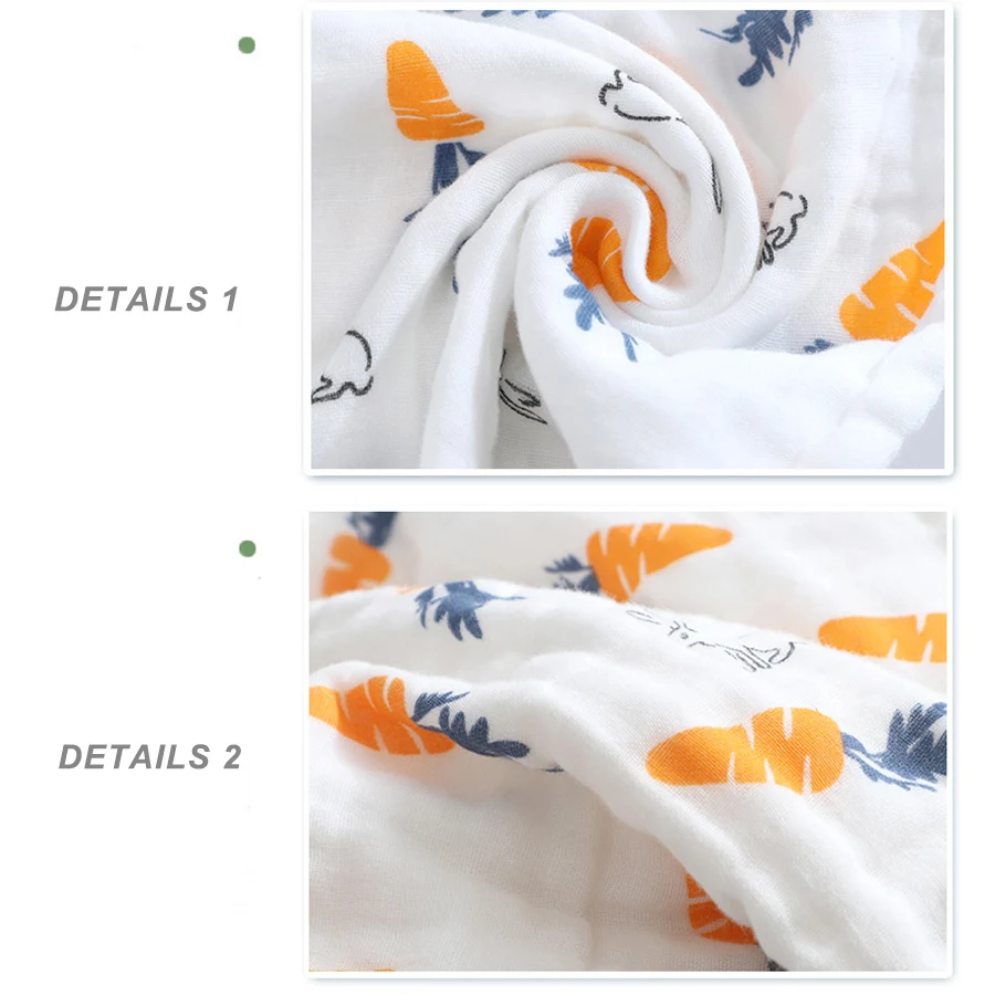 Toalla muselina bebé muy suave y multiusos para recién nacido - imagen 5
