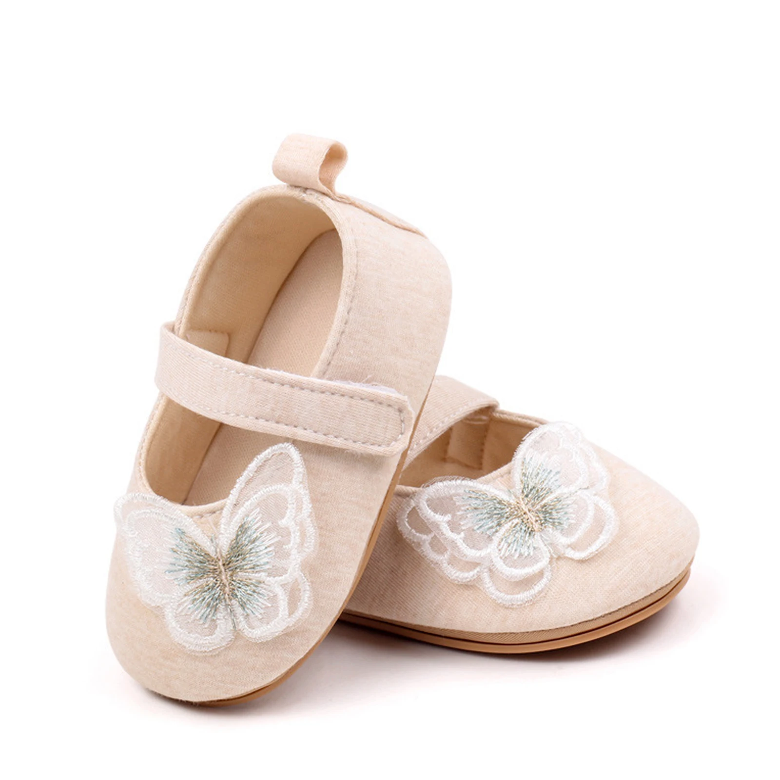 VISgogo Zapatos de princesa para bebés antideslizantes primeros pasos - imagen 5