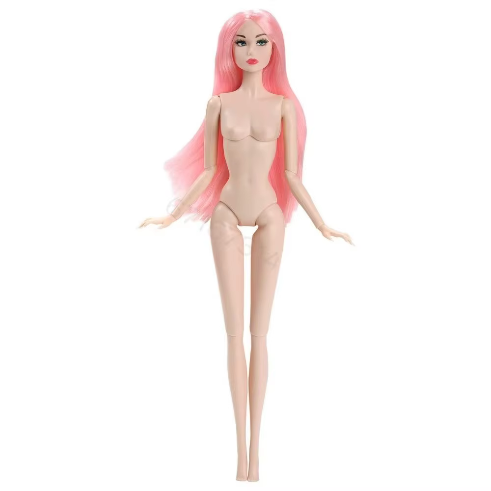 Muñeca BJD supermodelo europea articulada con pelo largo y piel blanca - imagen 5