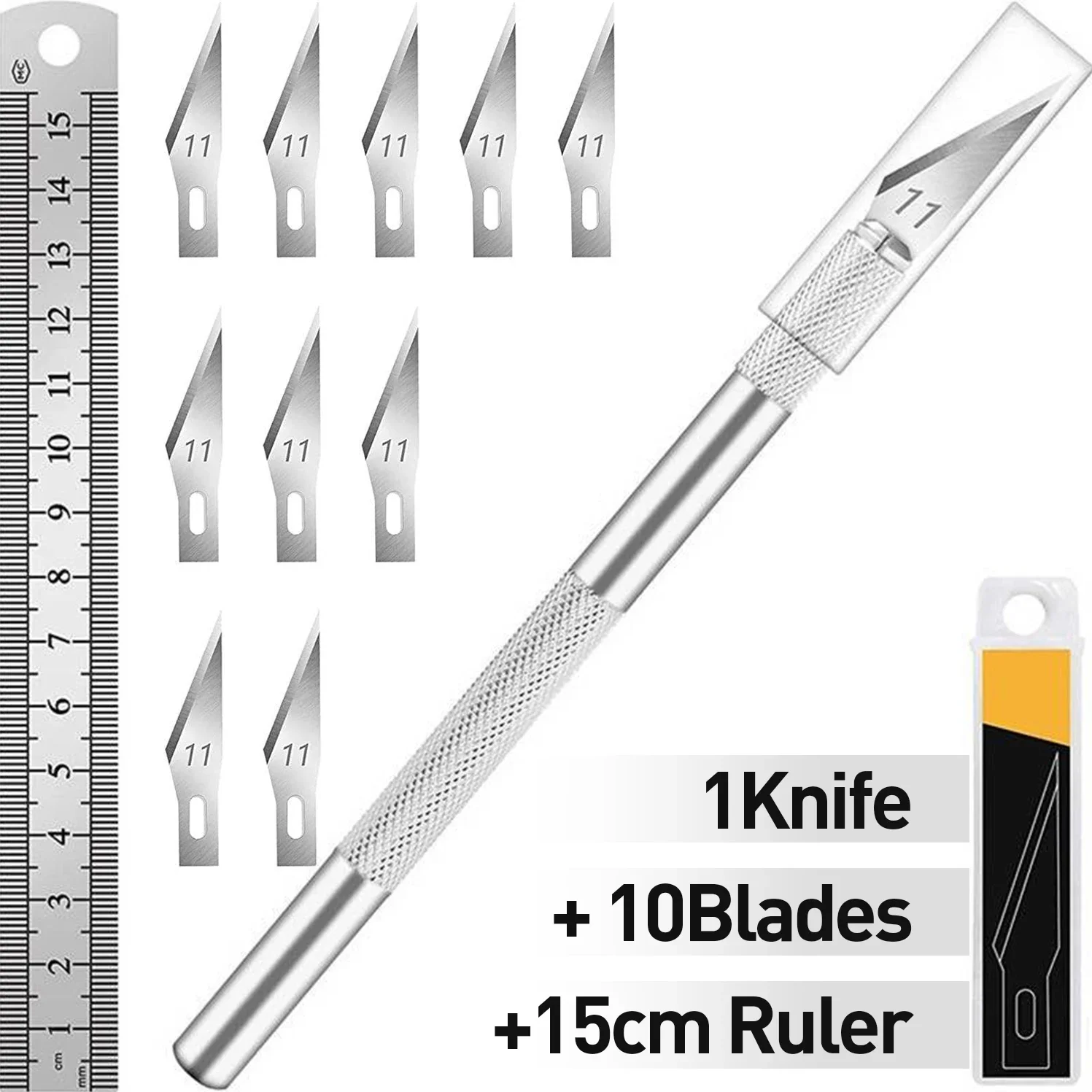 Cuchillo Hobby para manualidades de acero inoxidable
