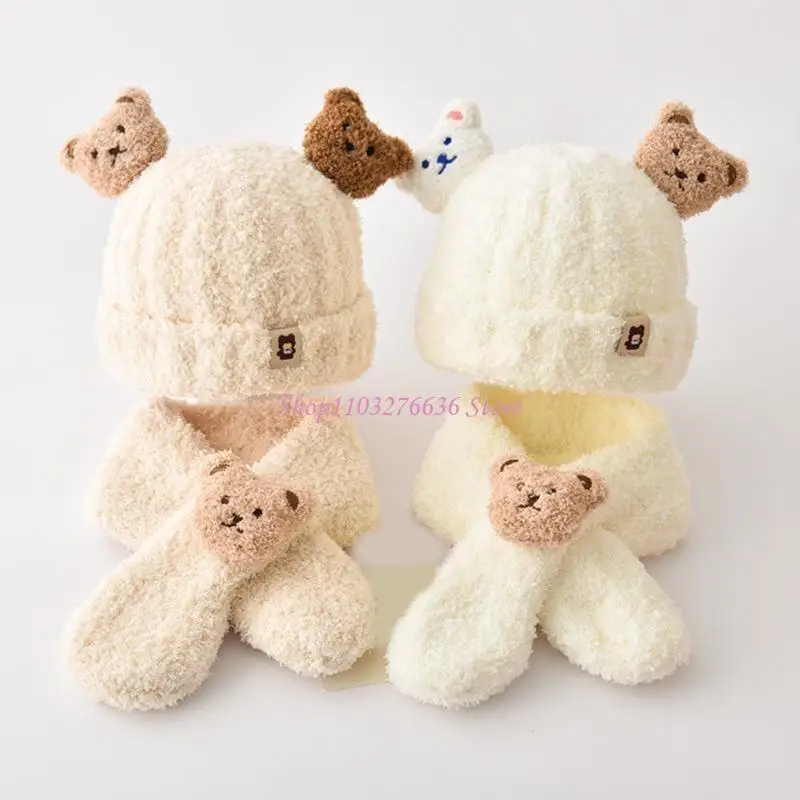 Gorro infantil de felpa – Cálido y suave para bebé y niño - imagen 3