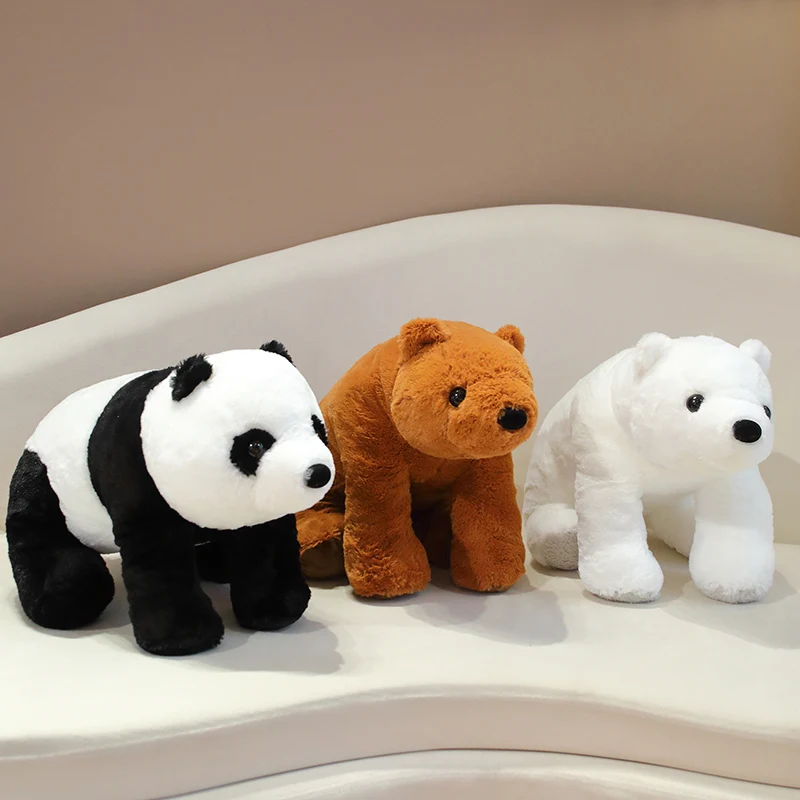 Almohada peluche panda suave estilo clásico para niños tierno - imagen 5
