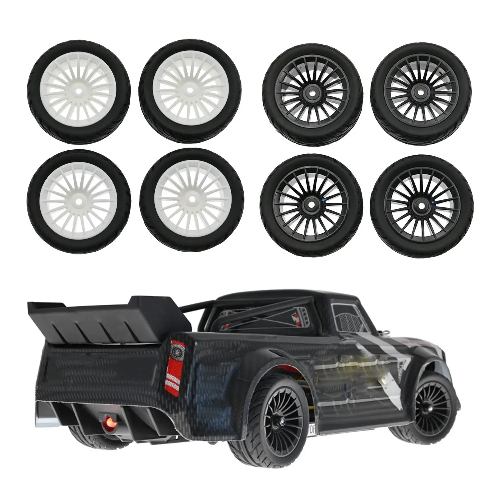 Neumáticos para coche RC 1:16 – recambios de alto agarre - imagen 3