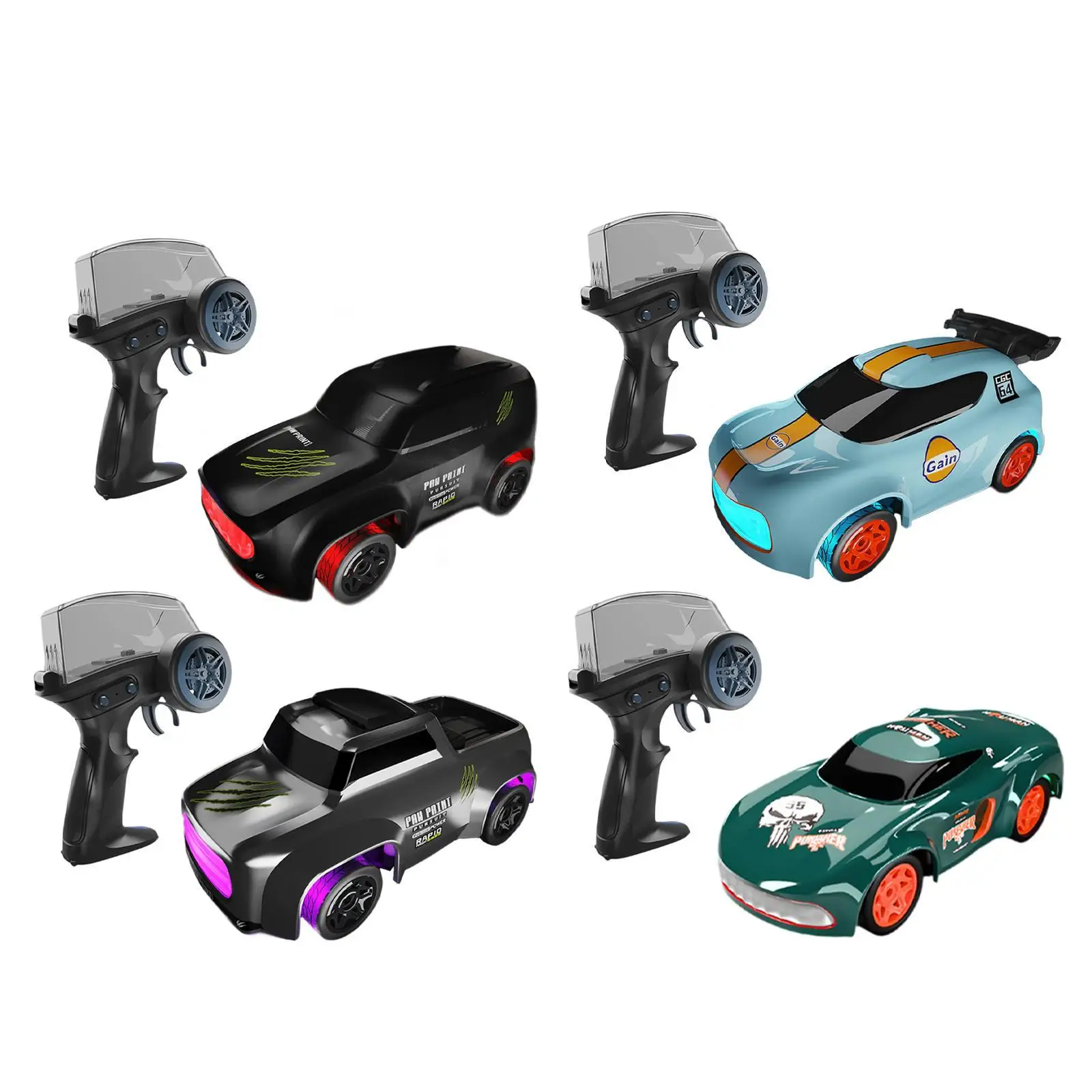 Coche teledirigido de derrape con control remoto para niños y niñas - imagen 3