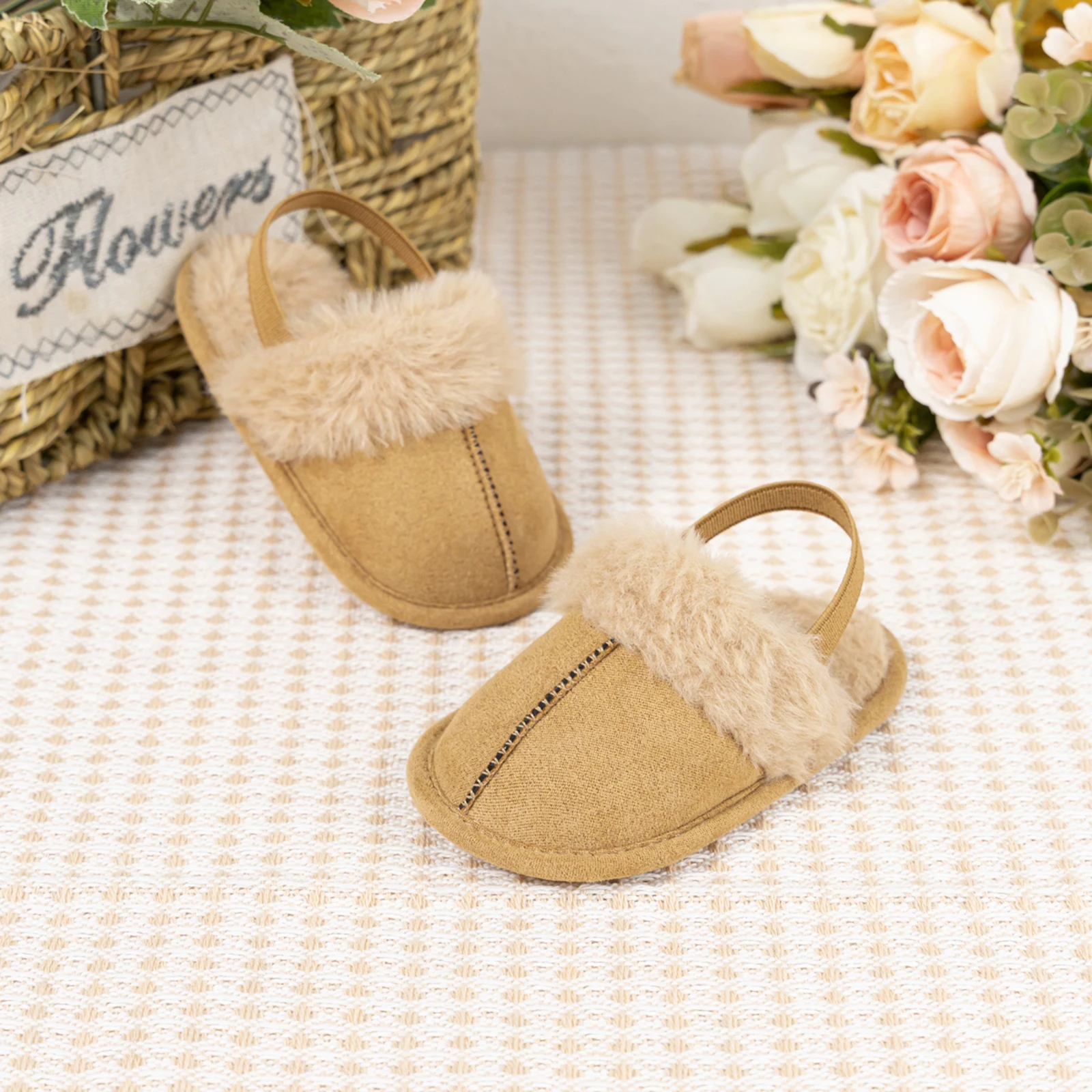 Tregren – Zapatillas antideslizantes de felpa para bebé - imagen 3
