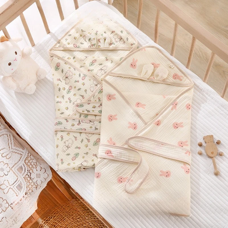 Manta bebé recién nacido floral suave, cálida para sala parto - imagen 2
