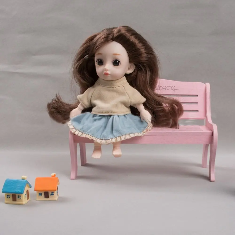Accesorios y traje de falda para muñecas DIY