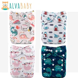 ALVABABY cubrepañal de tela reutilizable con bolsillo lavable