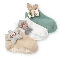 Calcetines de bebé con suela antideslizante y diseños divertidos 0-3 años