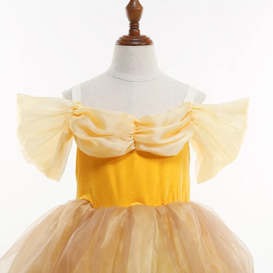 Disfraz Bella niña – Vestido de princesa Disney La Bella y la Bestia - imagen 4