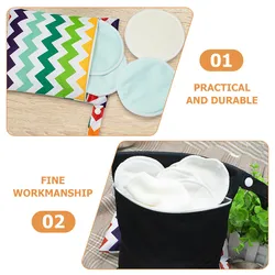 Bolsa para pañales impermeable con cremallera y organizador