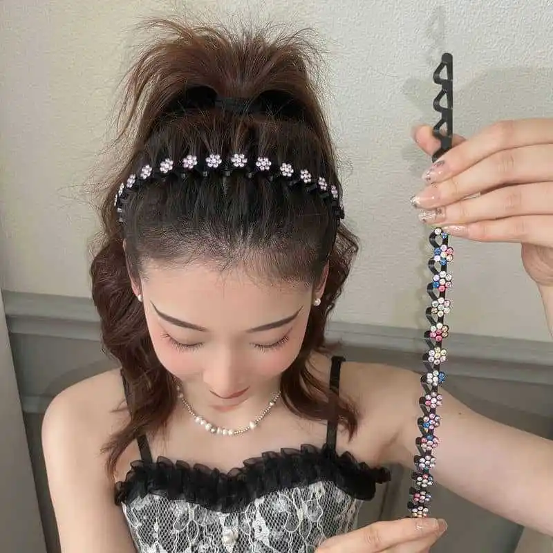 Diademas infantiles con cristales de colores para niñas - imagen 4