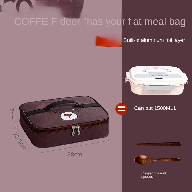 Bolsa térmica niños tela Oxford – Aislamiento fresco para almuerzo - imagen 5