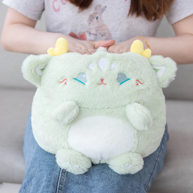 Peluche dinosaurio suave con ángel de alas voladoras para Navidad - imagen 2