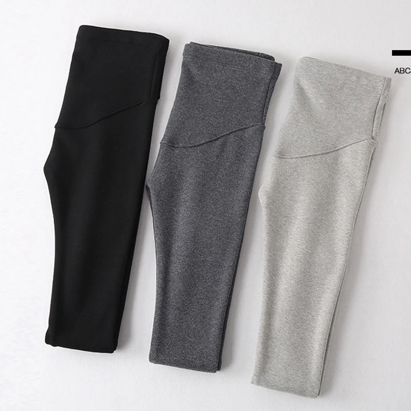 Pantalones de embarazo de terciopelo talla grande otoño invierno - imagen 4