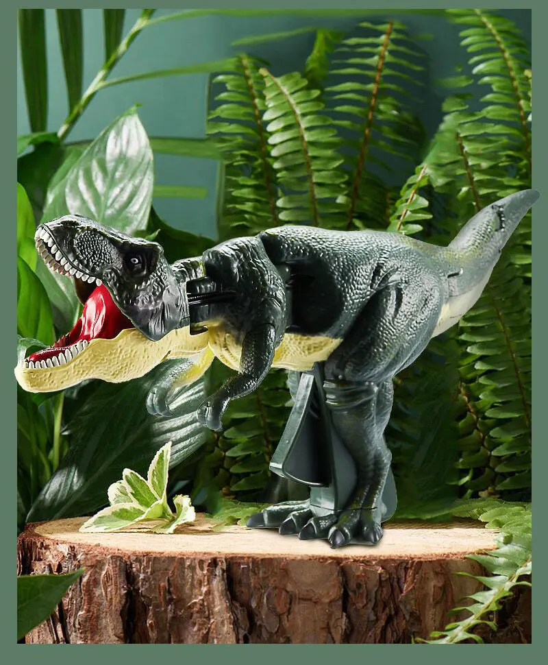 comparativa de los dos tamaños del dinosaurio Zazaza Press, 28 cm y 18 cm