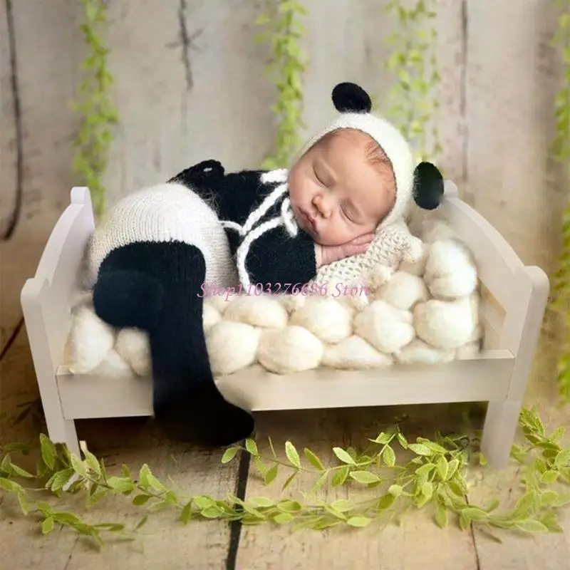 Cuna de madera para fotografía newborn – Accesorio bebé - imagen 5