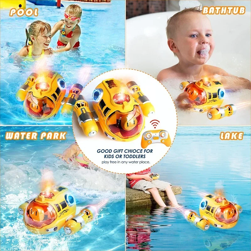 Submarino teledirigido Spray impermeable para juegos acuáticos - imagen 5
