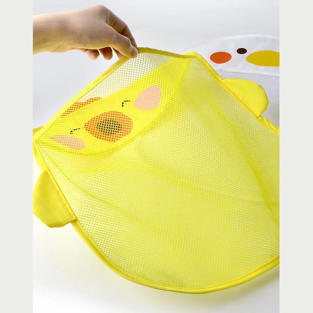 Bolsa almacenamiento juguetes baño bebé con pato de dibujos - imagen 3