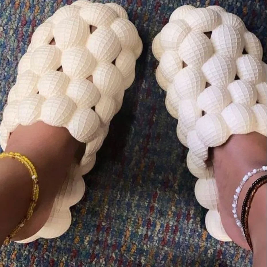 Chanclas EVA veraniegas con suela de burbujas para mujer - imagen 2