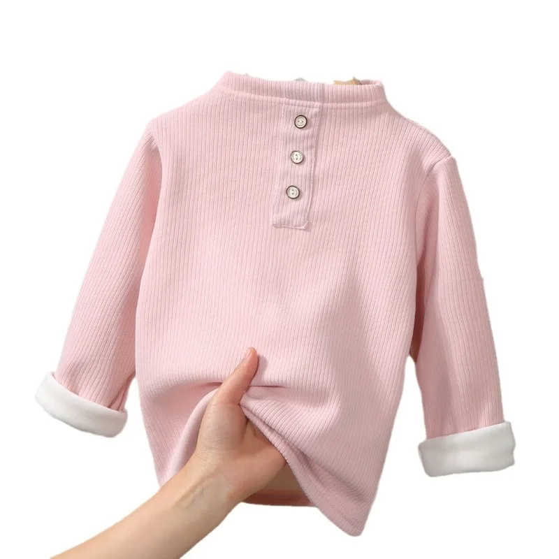 Body polar térmico de cuello medio para bebés e invierno - imagen 5