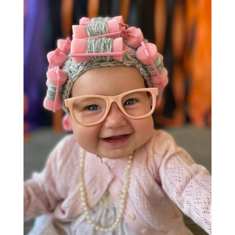 Gorro de ganchillo infantil de abuela divertido para Halloween, fotos - imagen 5
