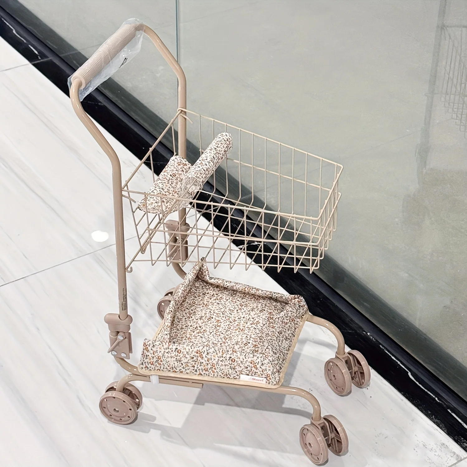 Carrito de compras infantil con bolsas – Juego simulación para niñas - imagen 4