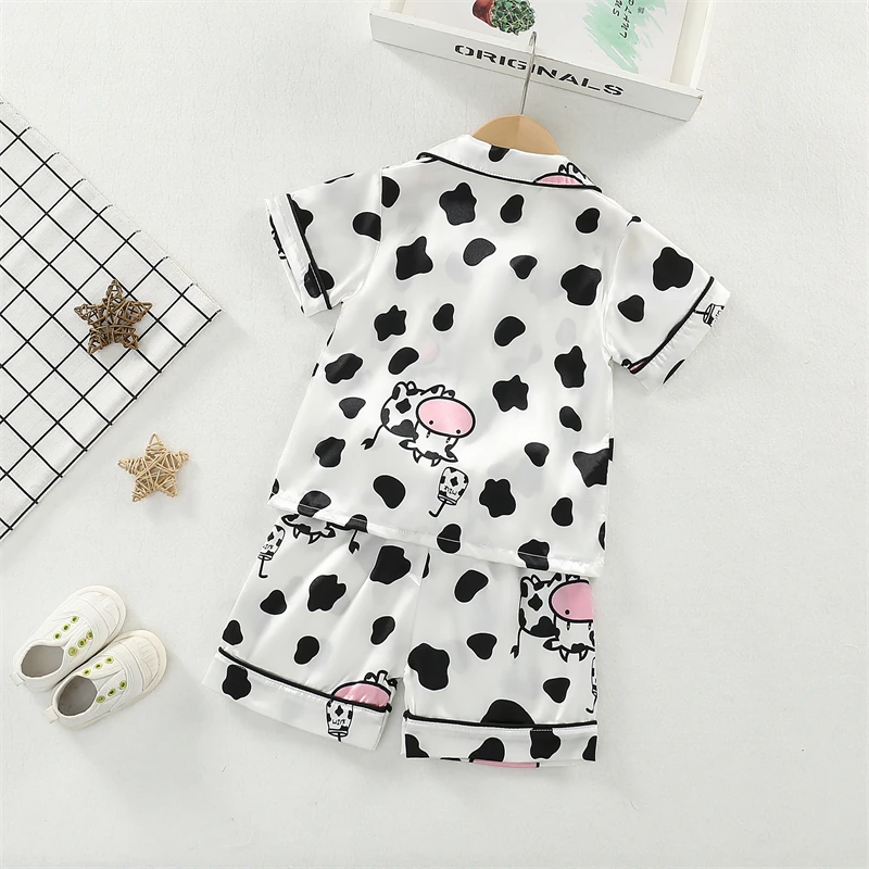 Conjunto de verano infantil: camisa y shorts para niñas y niños - imagen 4