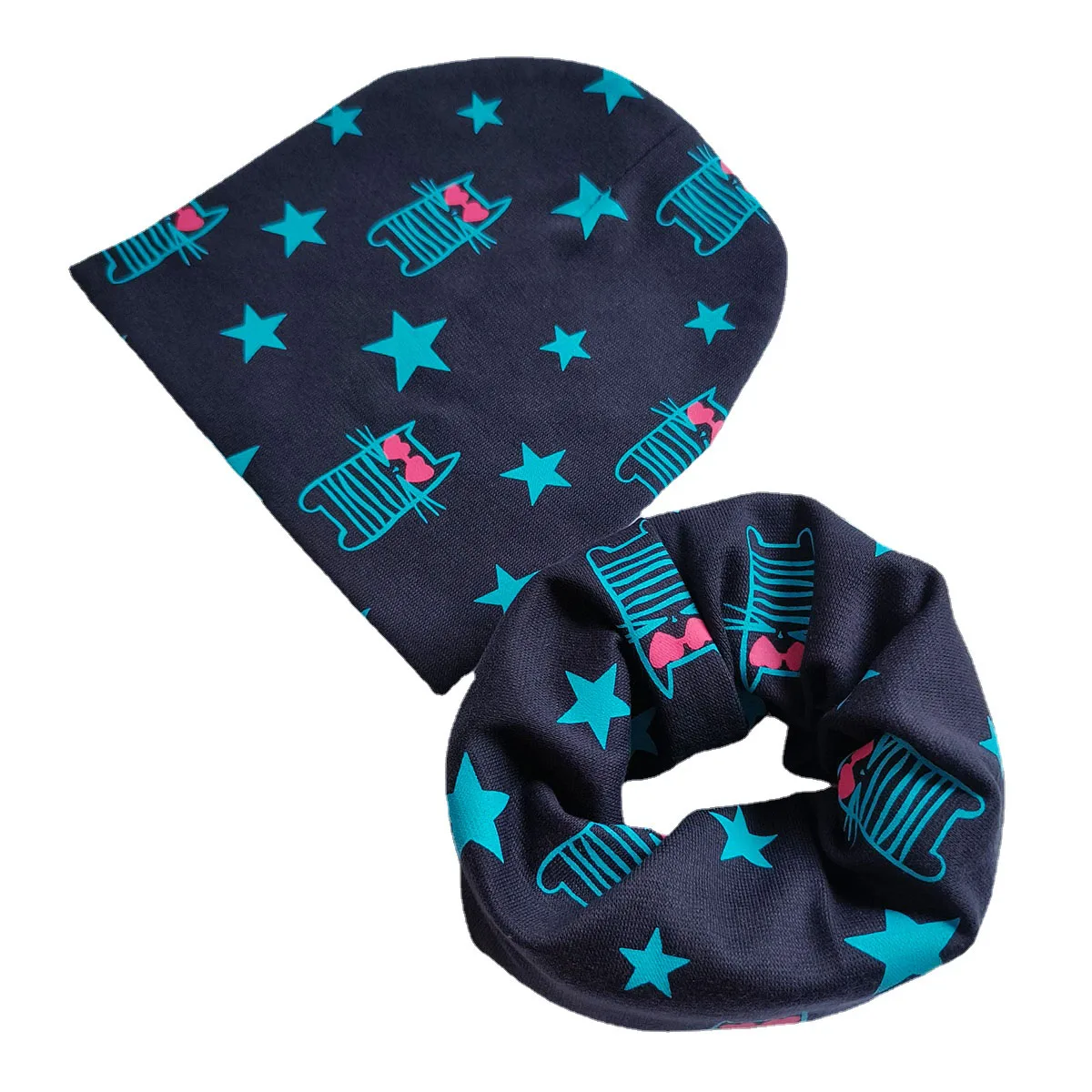 Gorro infantil de felpa con gato suave para invierno - imagen 2