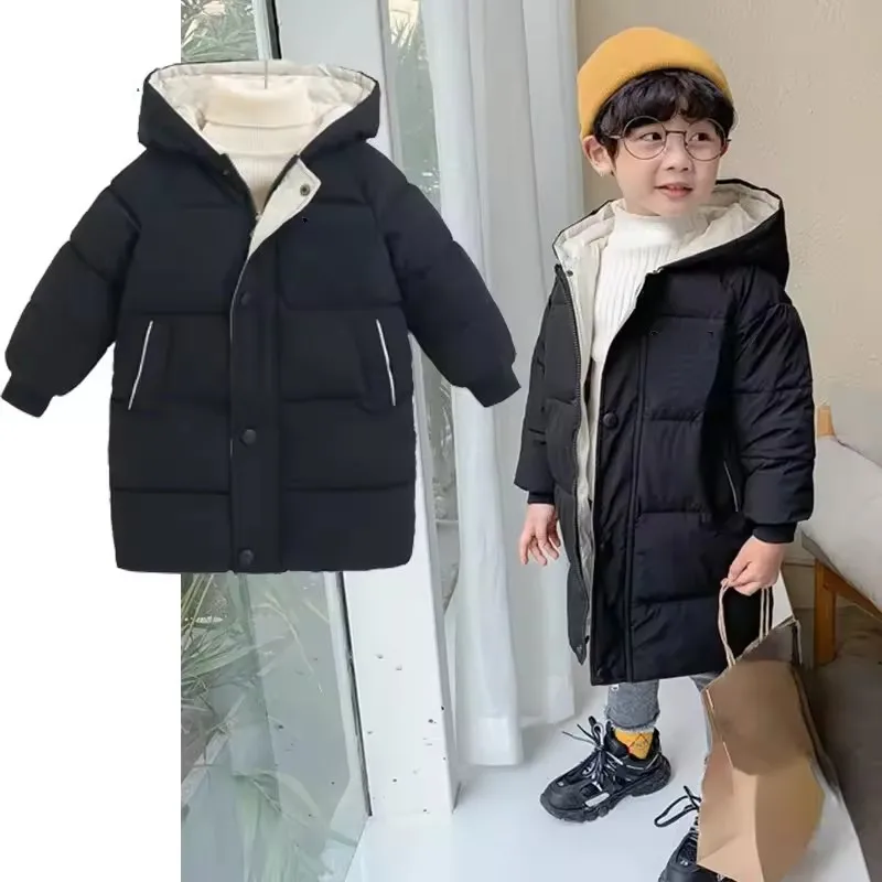 Anorak acolchado infantil con capucha – Chaqueta de invierno para niño