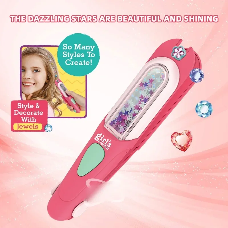 Joyas para el cabello reutilizables con brillantes para niñas - imagen 5