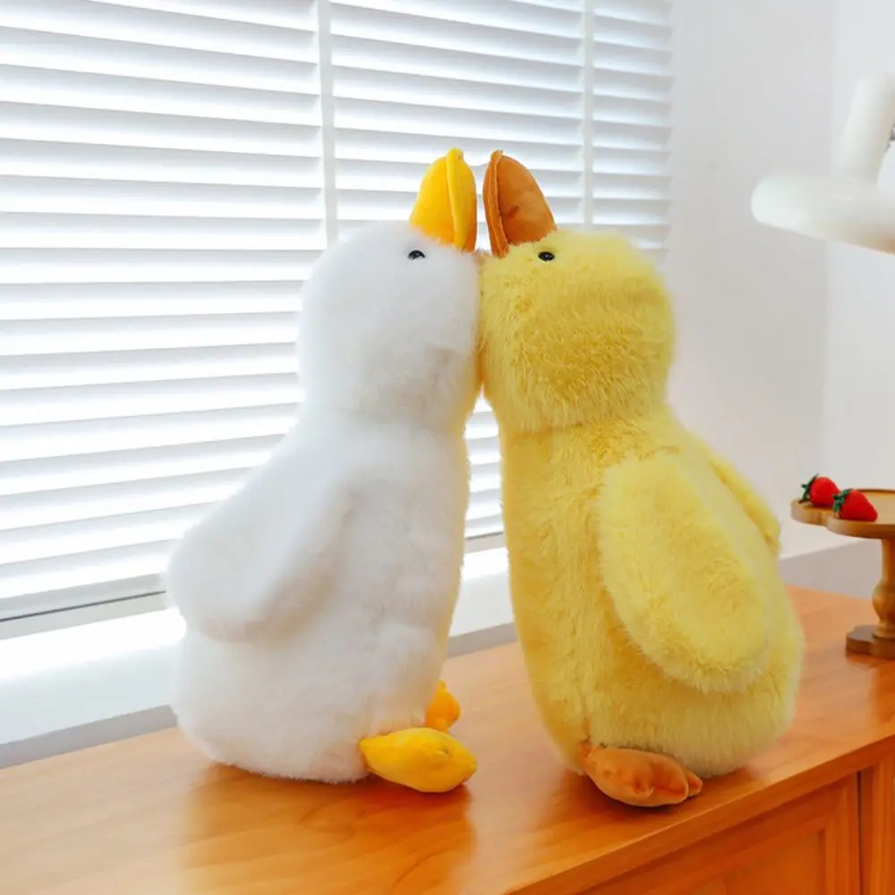 Peluche de pato de pelo largo algodón, suave y abrazable - imagen 5