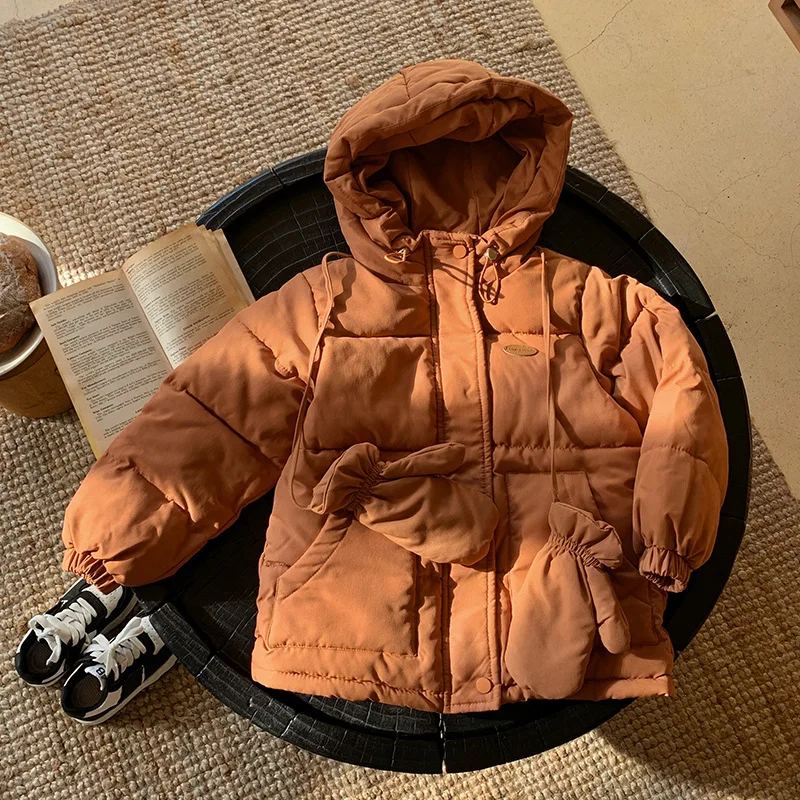 Milangel – Parka de invierno con forro de piel para niños - imagen 2