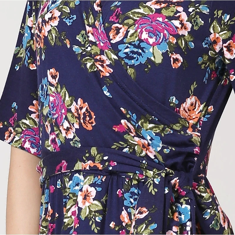 Vestido de lactancia posparto, vista lateral