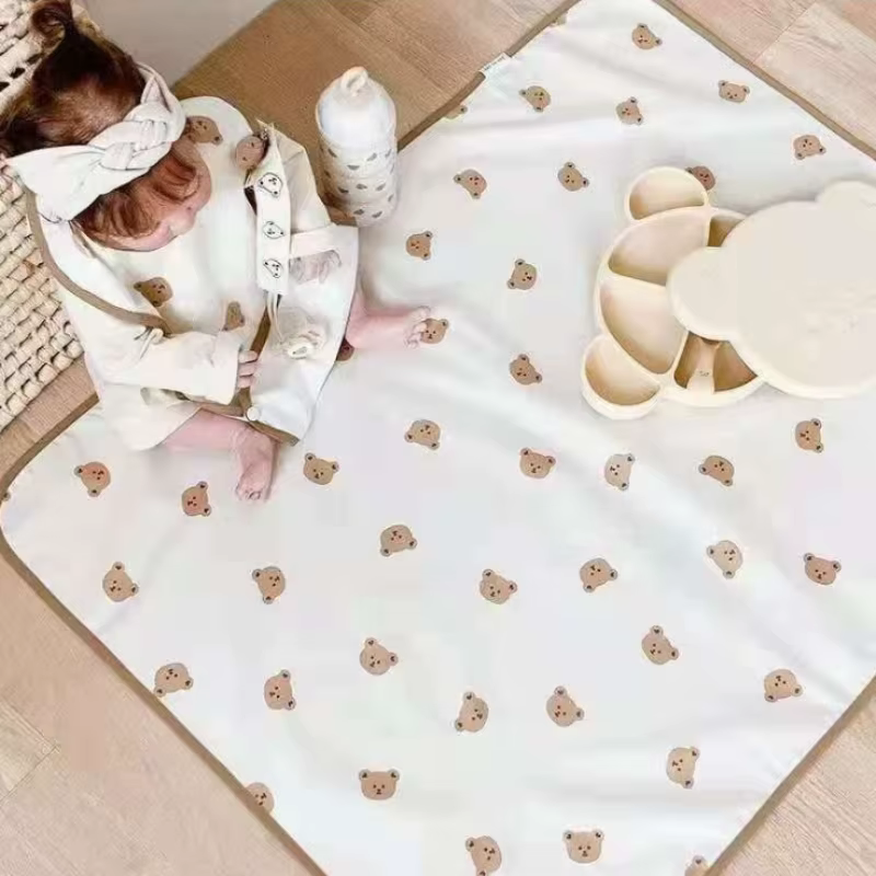 Alfombrilla cambiador impermeable y lavable para bebé - imagen 5