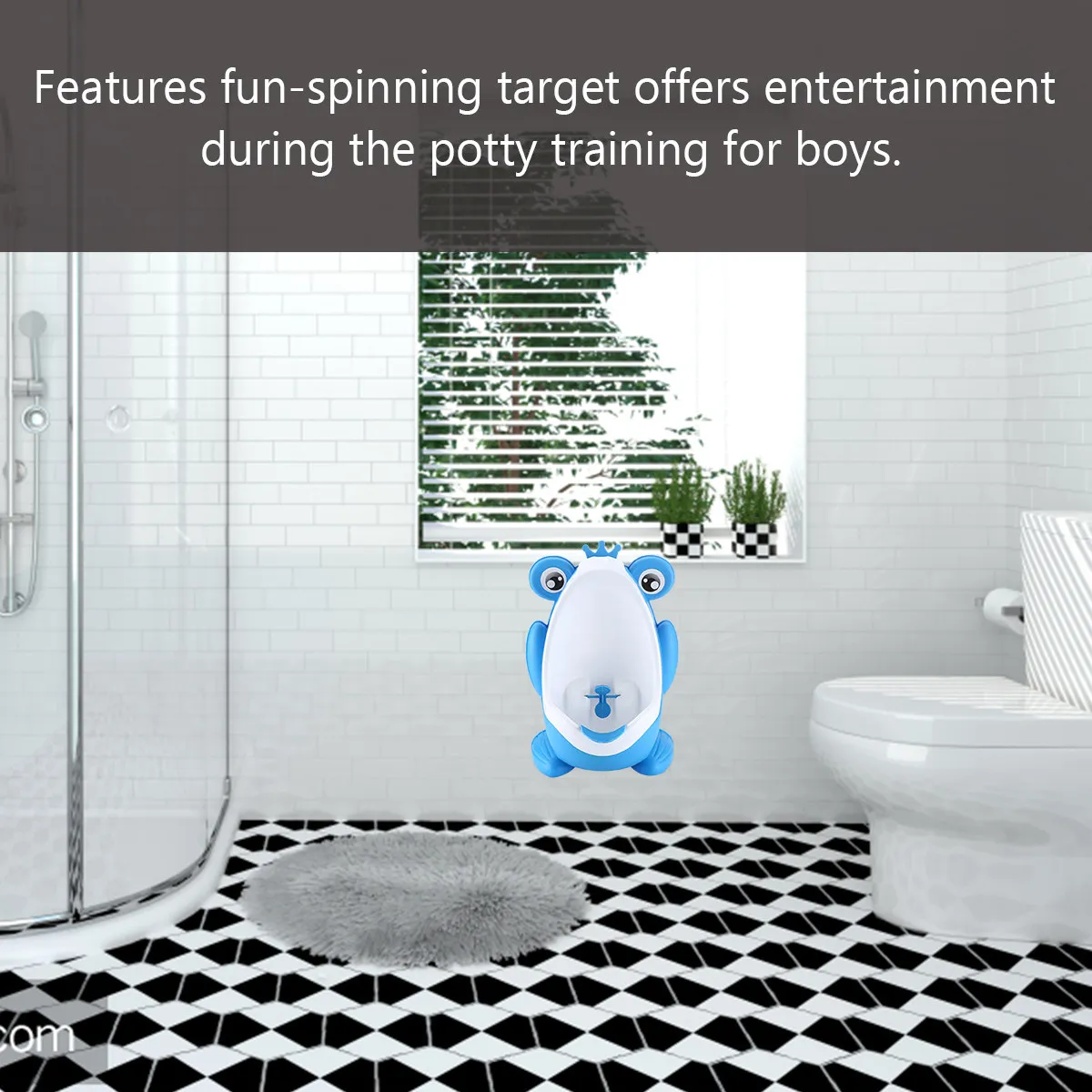 Urinario infantil con diseño de rana para entrenamiento en baño - imagen 5