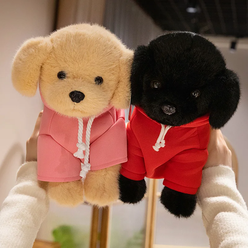 Peluche Labrador realista para regalo de cumpleaños, suave