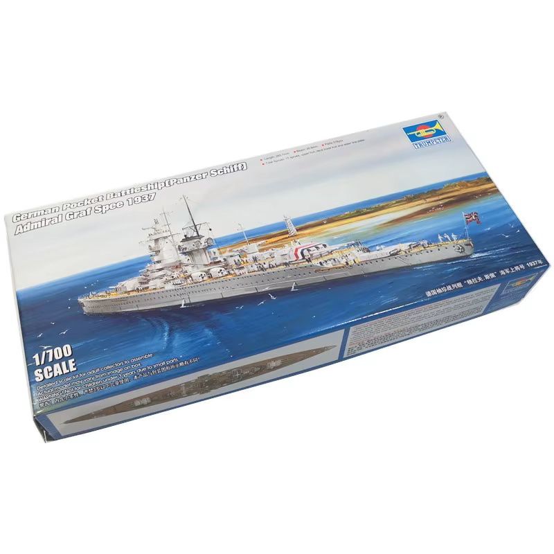 TRUMPETER Maqueta Barco Alemán Admiral Graf Spee para Armar - imagen 2