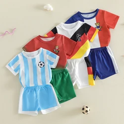 Conjunto de fútbol para bebé con jersey y pantalón corto