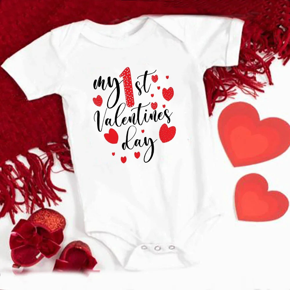 Body bebé manga corta San Valentín - Regalo ideal recién nacido - imagen 4
