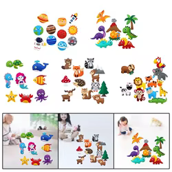 Kit de costura DIY con animales en fieltro para niños principiantes