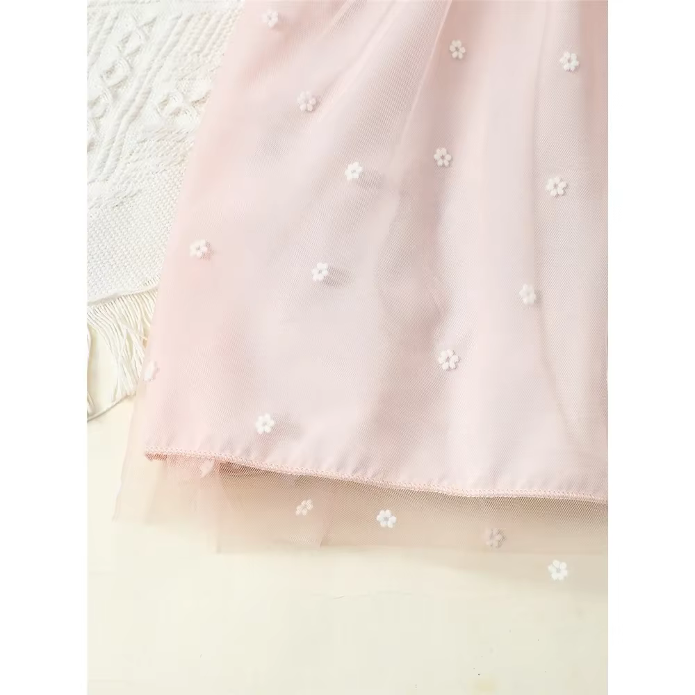 Vestido princesa para niña – Manga volantes estilo coreano - imagen 3